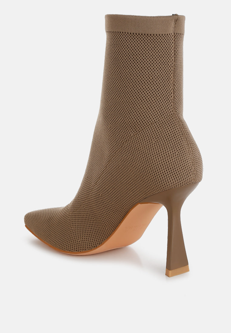 Kintley Knitted Sock Boots-2