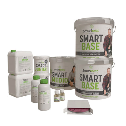 Kit de microcemento para escaleras de azulejos de 16 m²-0