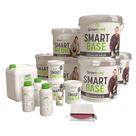 Kit de microcemento para escaleras de azulejos de 24 m²-0