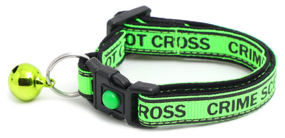 Crime Scene Do Not Cross Breakaway Cat Collar-21
