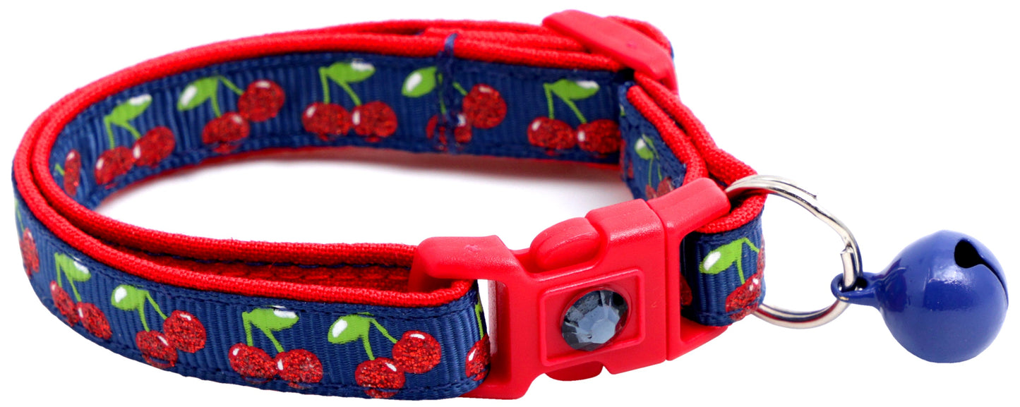 Cherries Breakaway Cat Collar-6