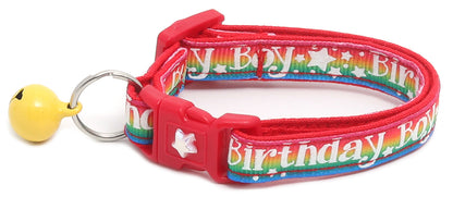 Birthday Boy Breakaway Cat Collar-13