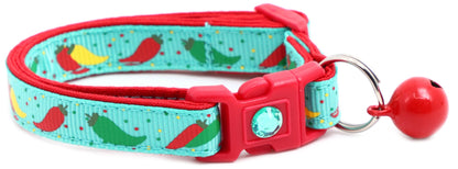 Spicy Peppers Breakaway Cat Collar-8