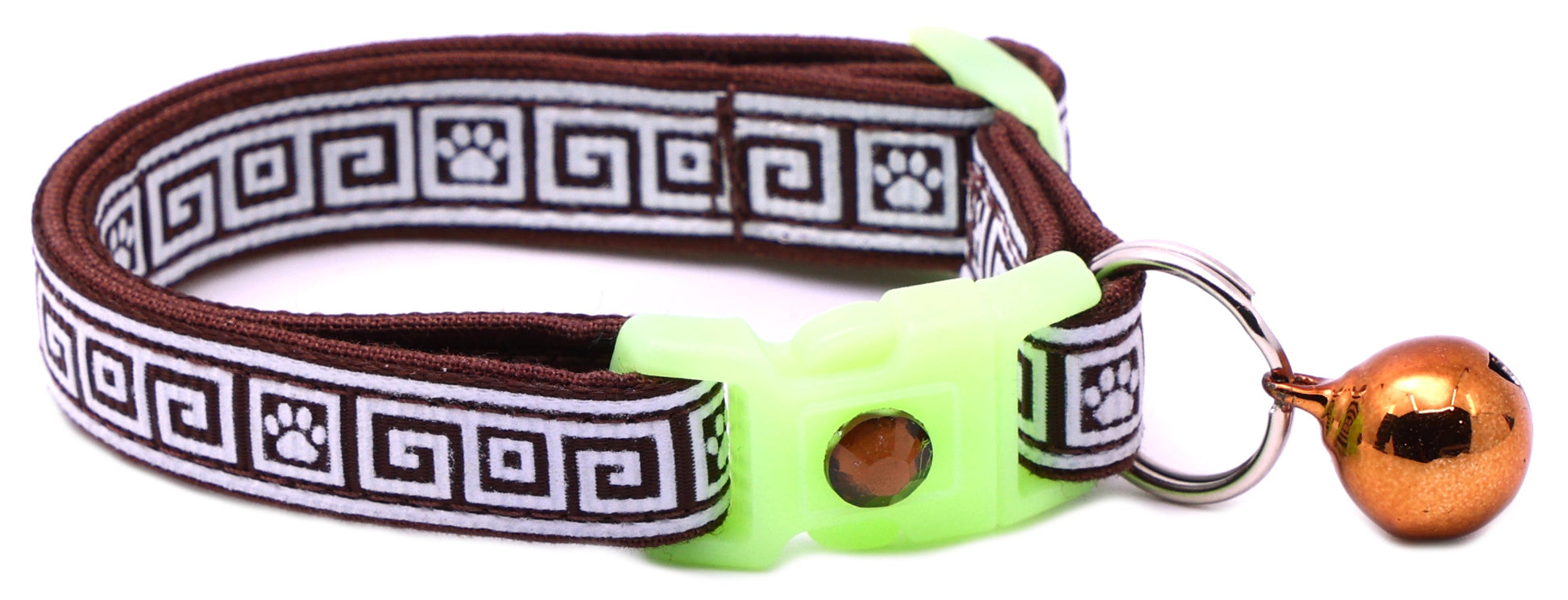 Greek Key Breakaway Cat Collar-42