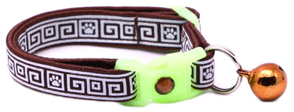 Greek Key Breakaway Cat Collar-42