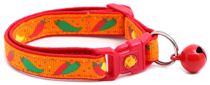 Spicy Peppers Breakaway Cat Collar-6