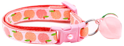 Peach Breakaway Cat Collar-7