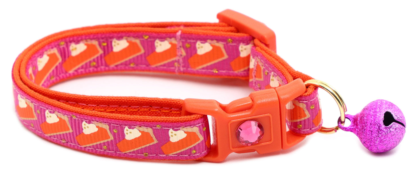 Pumpkin Pie Slices Breakaway Cat Collar-9