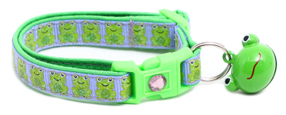 Frog 1 Breakaway Cat Collar-6