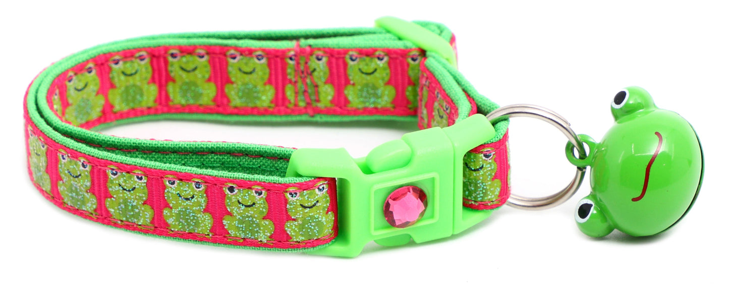 Frog 1 Breakaway Cat Collar-8