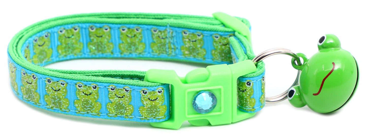 Frog 1 Breakaway Cat Collar-5