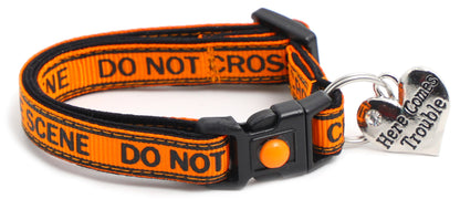 Crime Scene Do Not Cross Breakaway Cat Collar-17
