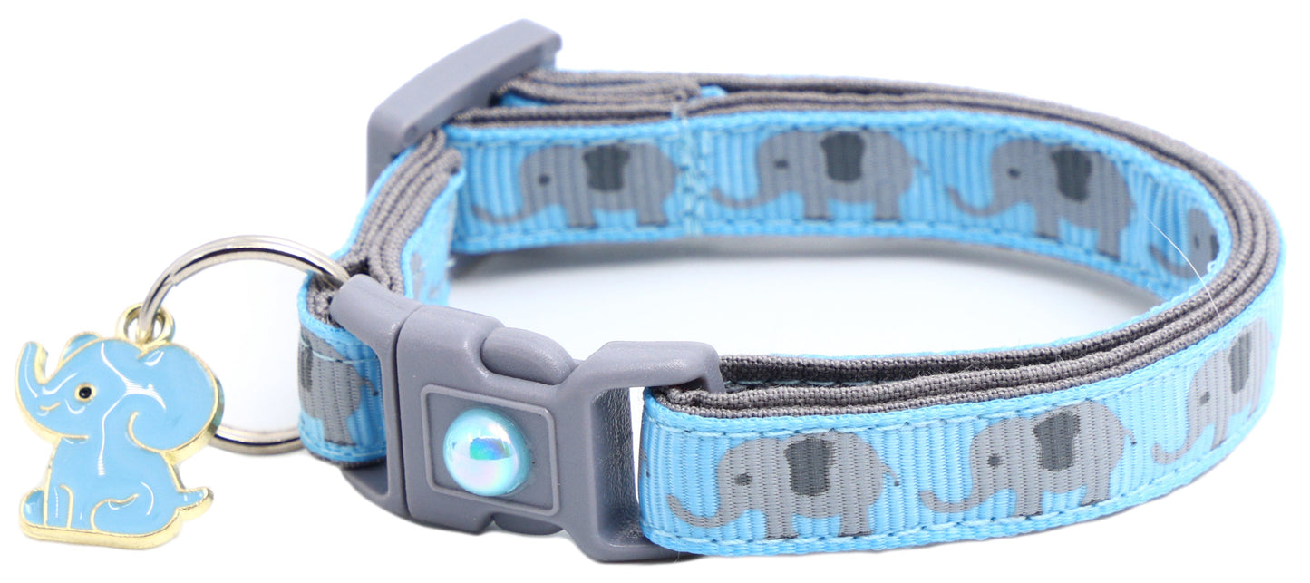 Elephants Breakaway Cat Collar-18