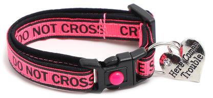 Crime Scene Do Not Cross Breakaway Cat Collar-12