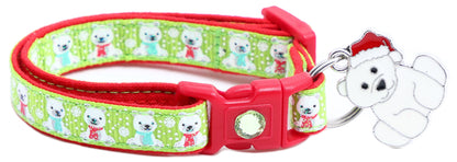 Polar Bears Breakaway Cat Collar-13
