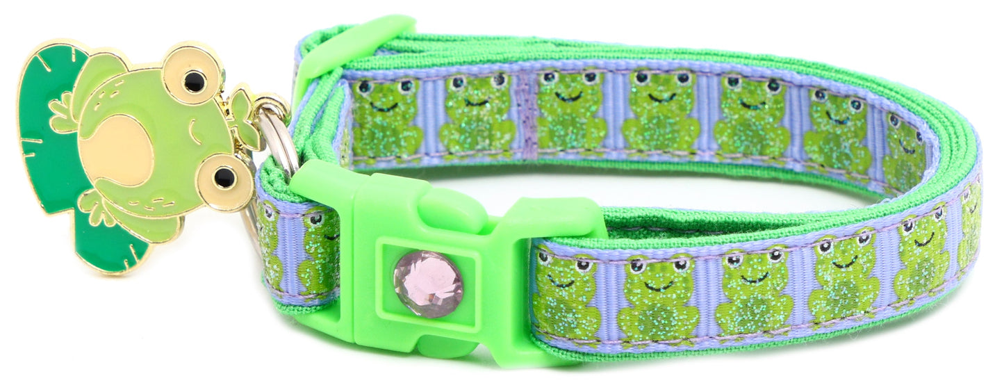 Frog 1 Breakaway Cat Collar-13