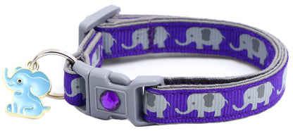 Elephants Breakaway Cat Collar-16