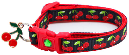 Cherries Breakaway Cat Collar-10