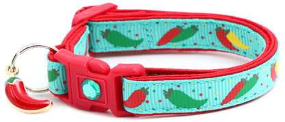 Spicy Peppers Breakaway Cat Collar-17