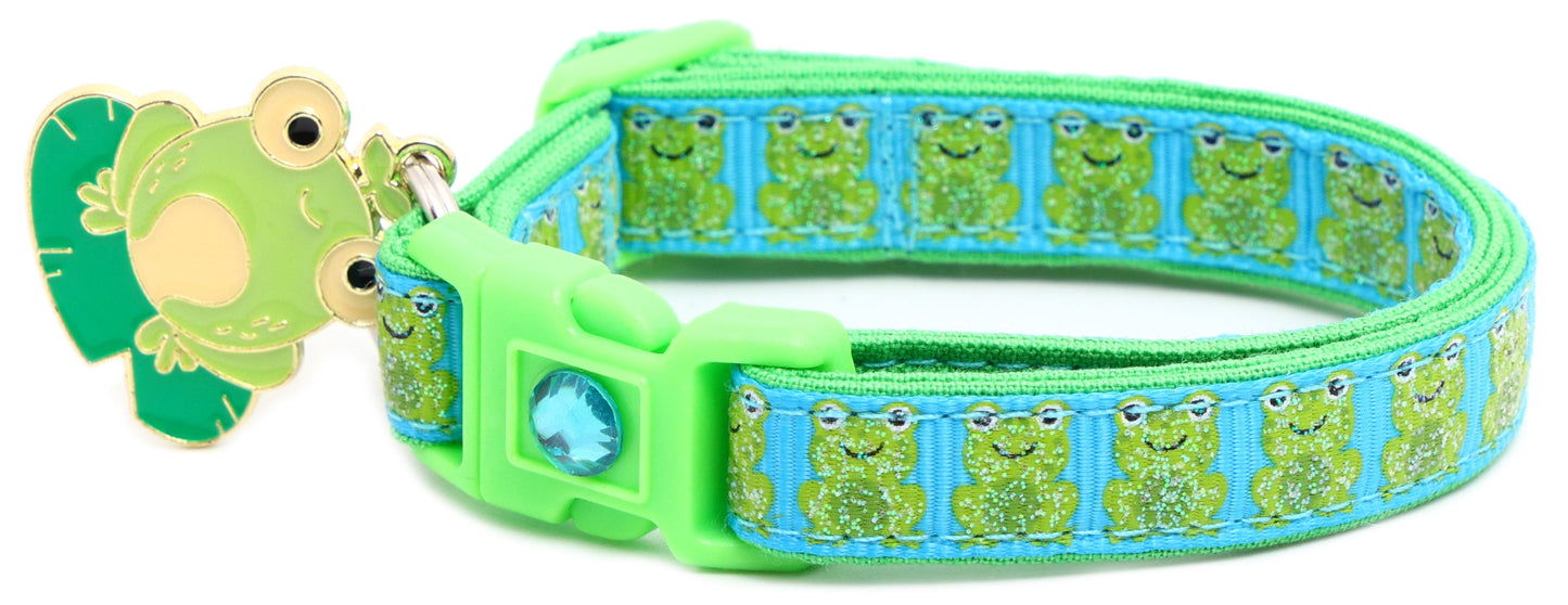 Frog 1 Breakaway Cat Collar-12