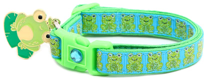 Frog 1 Breakaway Cat Collar-12