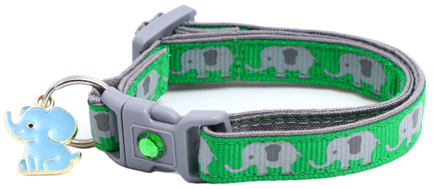 Elephants Breakaway Cat Collar-15
