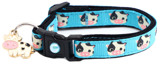 Cute Cows Breakaway Cat Collar-10