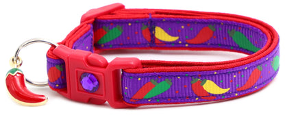 Spicy Peppers Breakaway Cat Collar-18
