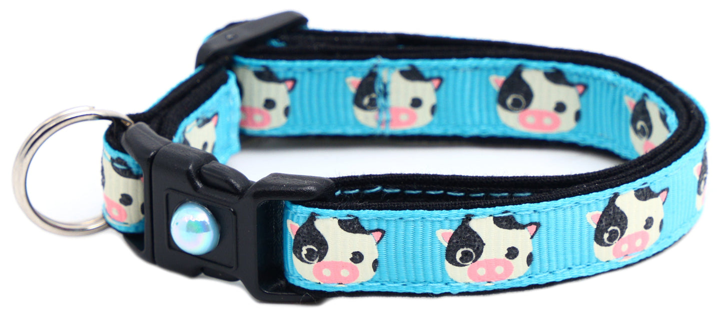 Cute Cows Breakaway Cat Collar-20