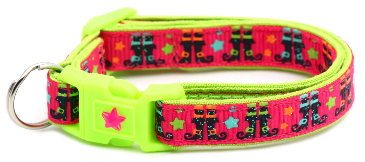Witchy Boots Breakaway Cat Collar-23
