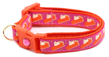 Pumpkin Pie Slices Breakaway Cat Collar-36
