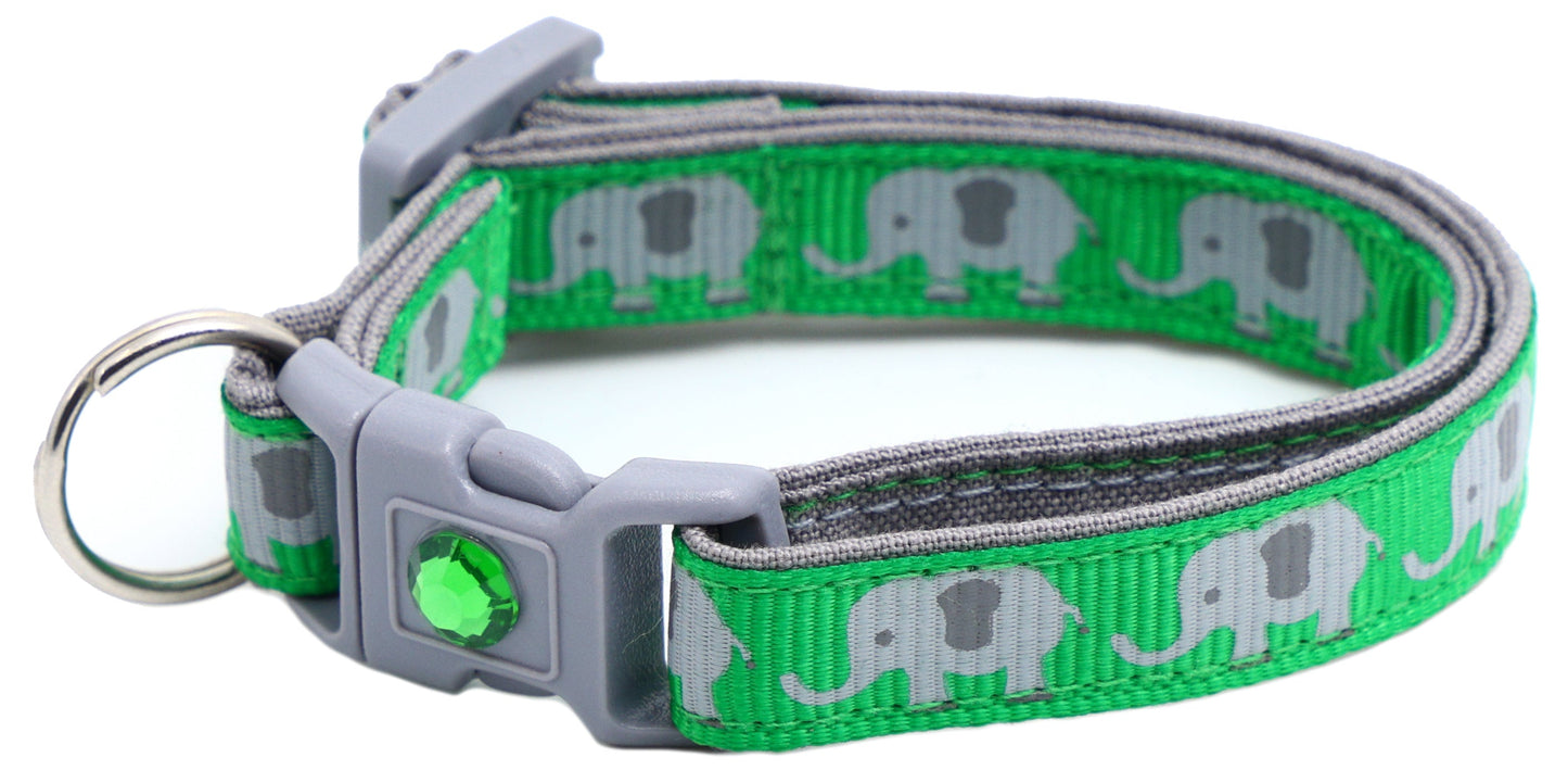 Elephants Breakaway Cat Collar-33