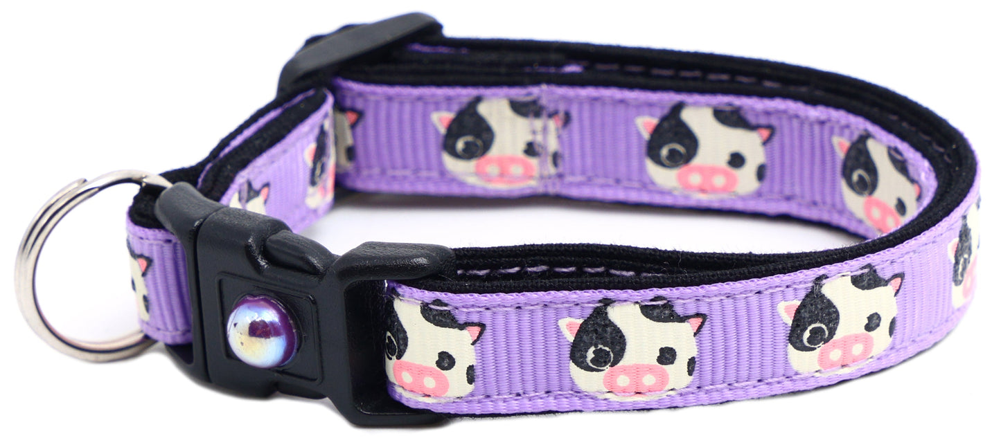 Cute Cows Breakaway Cat Collar-21