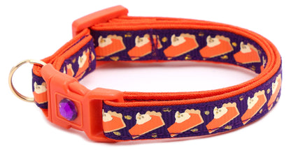 Pumpkin Pie Slices Breakaway Cat Collar-35