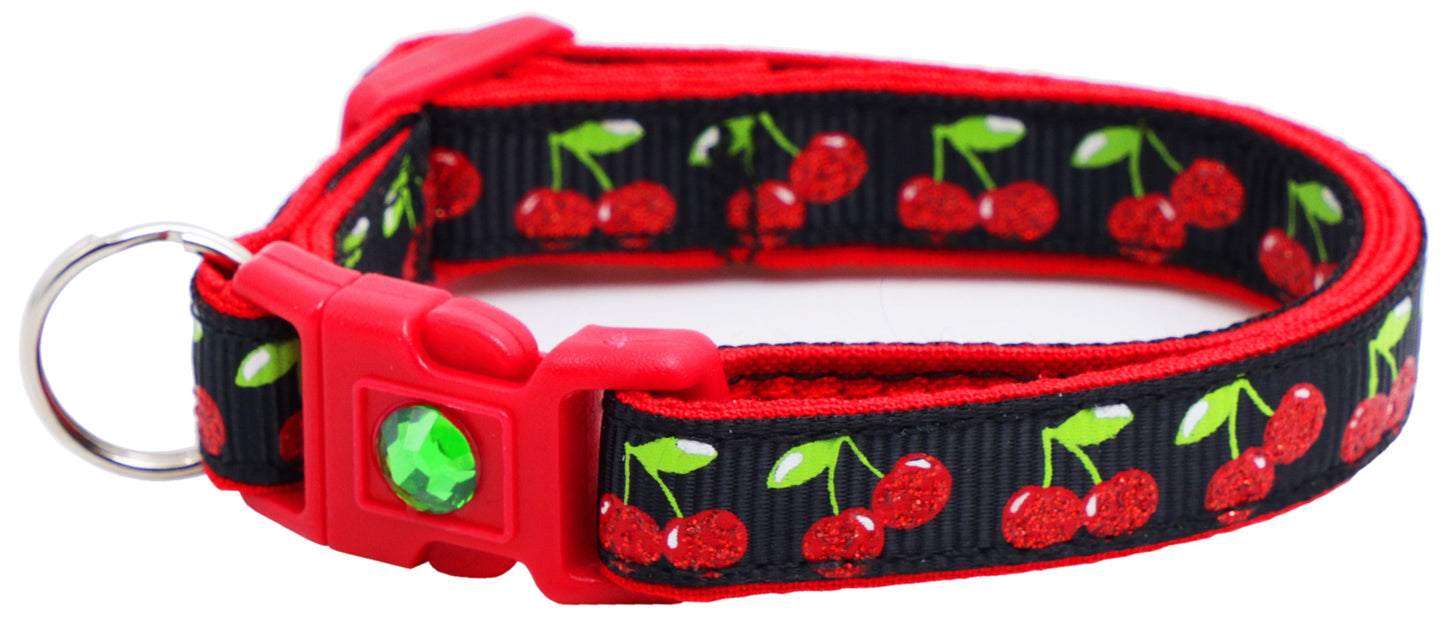 Cherries Breakaway Cat Collar-20