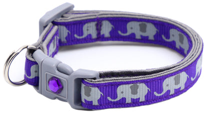 Elephants Breakaway Cat Collar-34