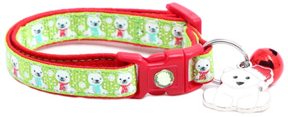 Polar Bears Breakaway Cat Collar-18