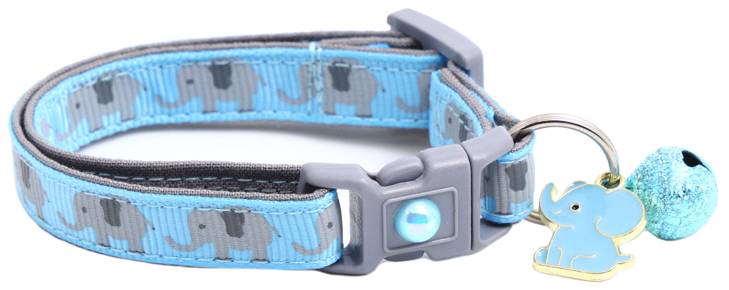 Elephants Breakaway Cat Collar-27