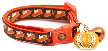 Pumpkin Pie Slices Breakaway Cat Collar-23