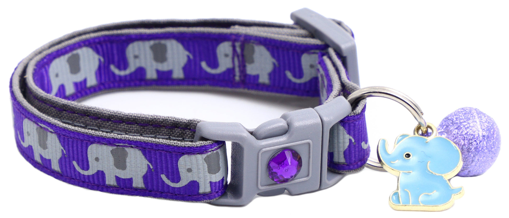 Elephants Breakaway Cat Collar-25