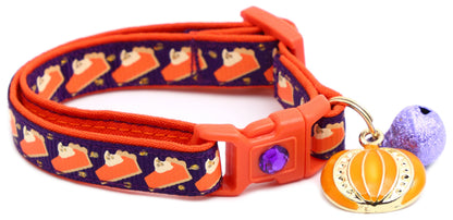 Pumpkin Pie Slices Breakaway Cat Collar-26
