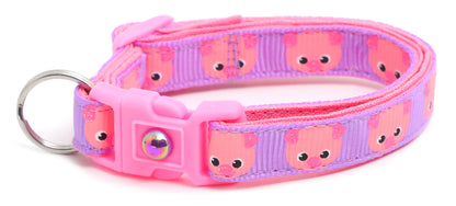 Pink Pigs Breakaway Cat Collar-25