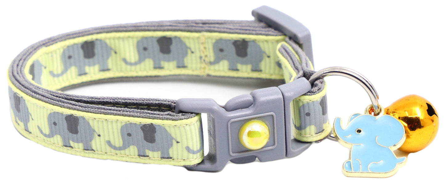 Elephants Breakaway Cat Collar-26