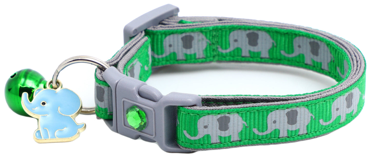 Elephants Breakaway Cat Collar-24