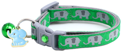 Elephants Breakaway Cat Collar-24