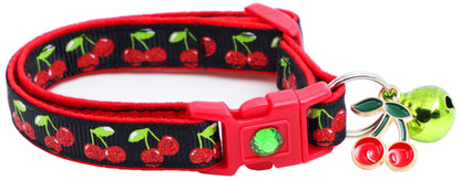 Cherries Breakaway Cat Collar-15
