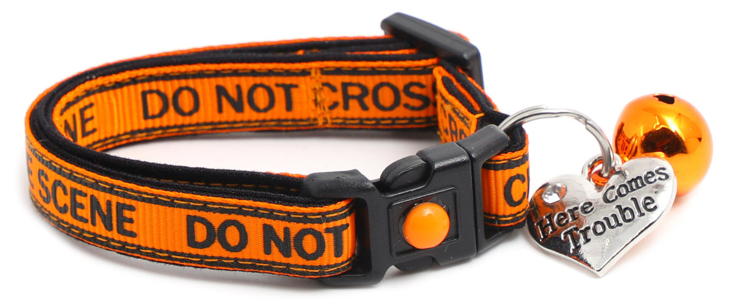 Crime Scene Do Not Cross Breakaway Cat Collar-19