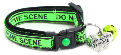 Crime Scene Do Not Cross Breakaway Cat Collar-25