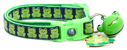 Frog 1 Breakaway Cat Collar-21