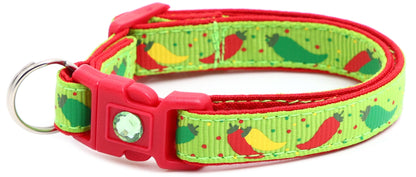 Spicy Peppers Breakaway Cat Collar-34
